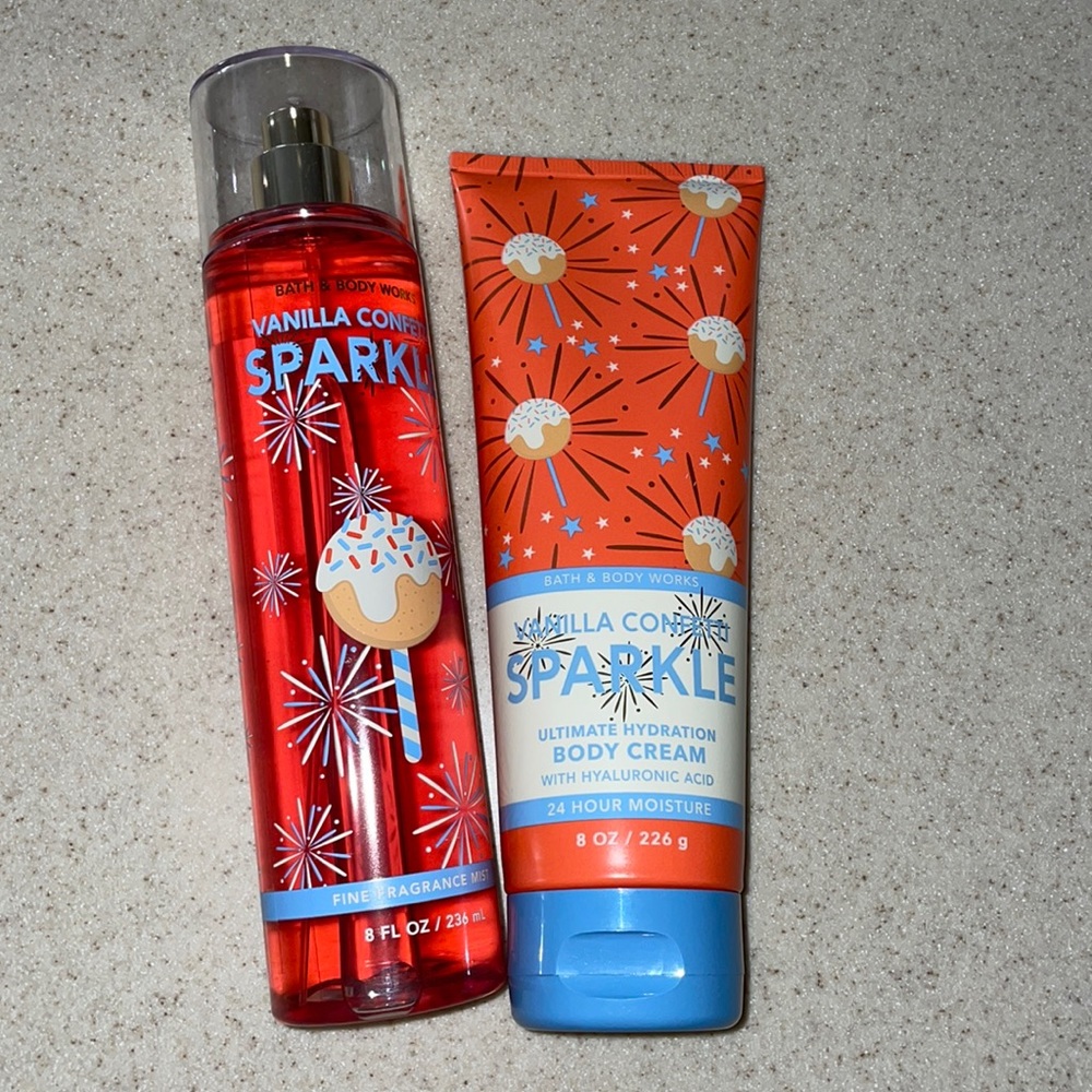 Bath and Body Works Vanilla Confetti Sparkle